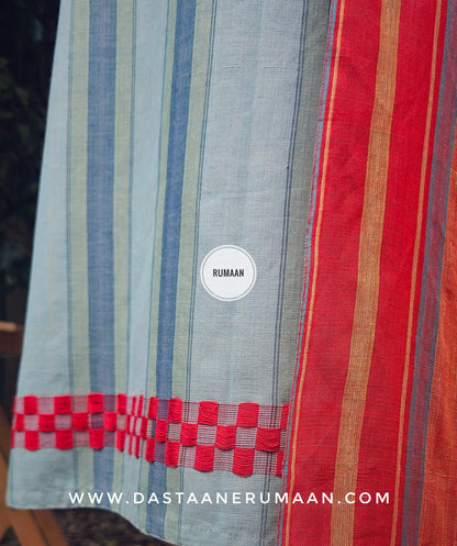 R 263 BONFIRE | Handwoven Pure Cotton Suit