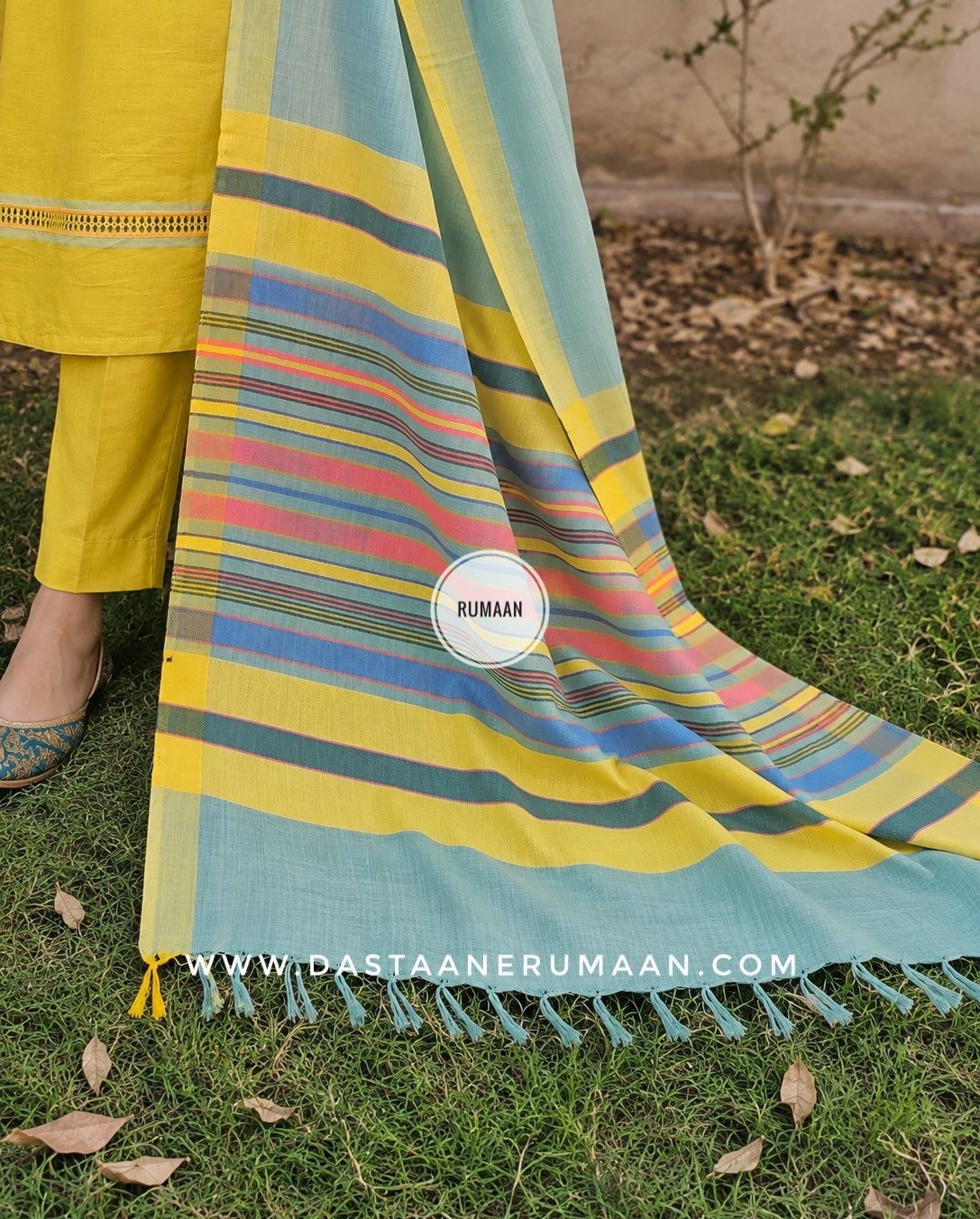 R 266 GOLD FISH | Handwoven Pure Cotton Suit