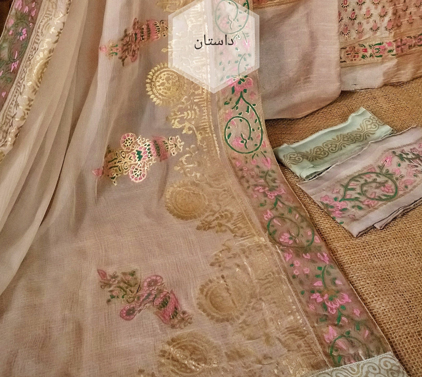 GD TAUPE SAREE (Copy)