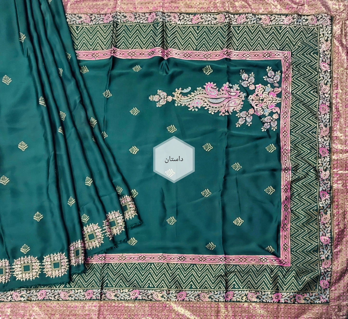 GD 84 EMERALD GREEN SAREE